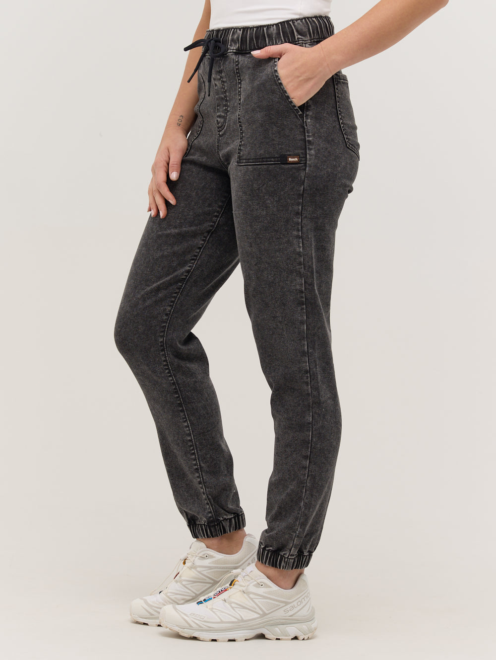 Jette Eco-Friendly Denim Joggers - Black