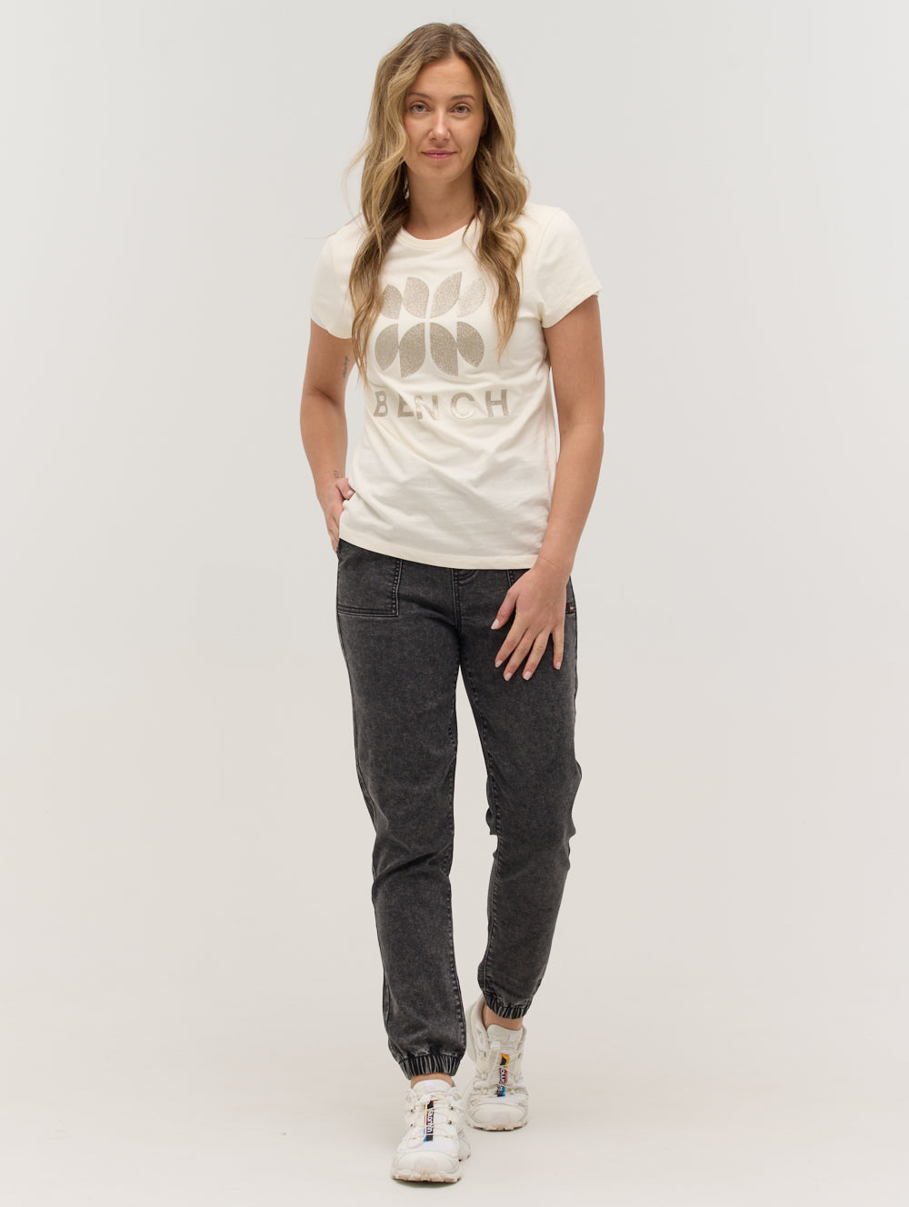 Jette Eco-Friendly Denim Joggers - Black