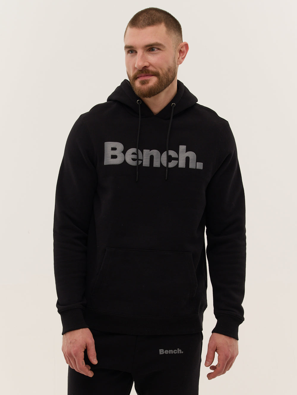 Corp Logo Hoodie - Black