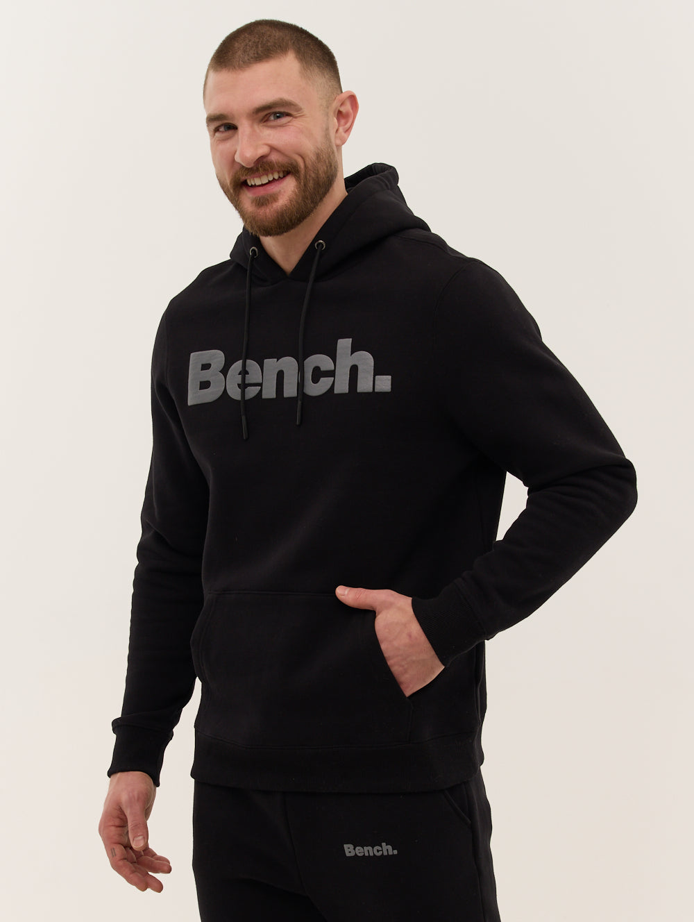 Corp Logo Hoodie - Black