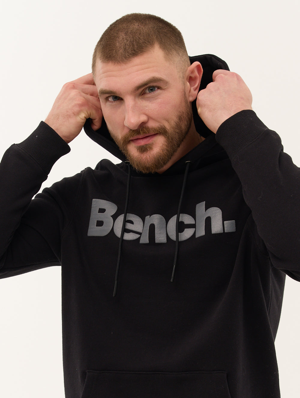 Corp Logo Hoodie - Black