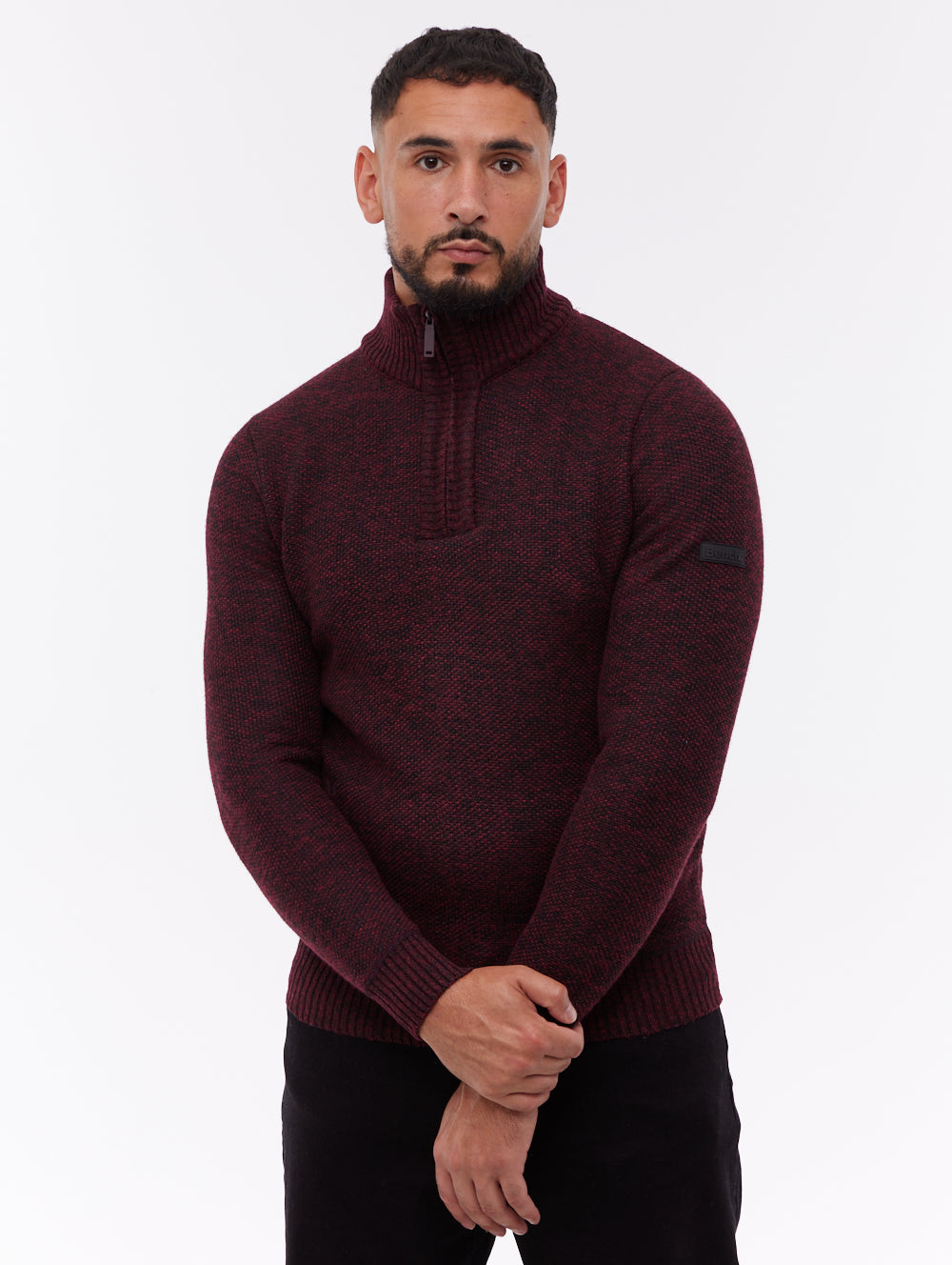 Palacio Quarter-Zip Sweater - Red