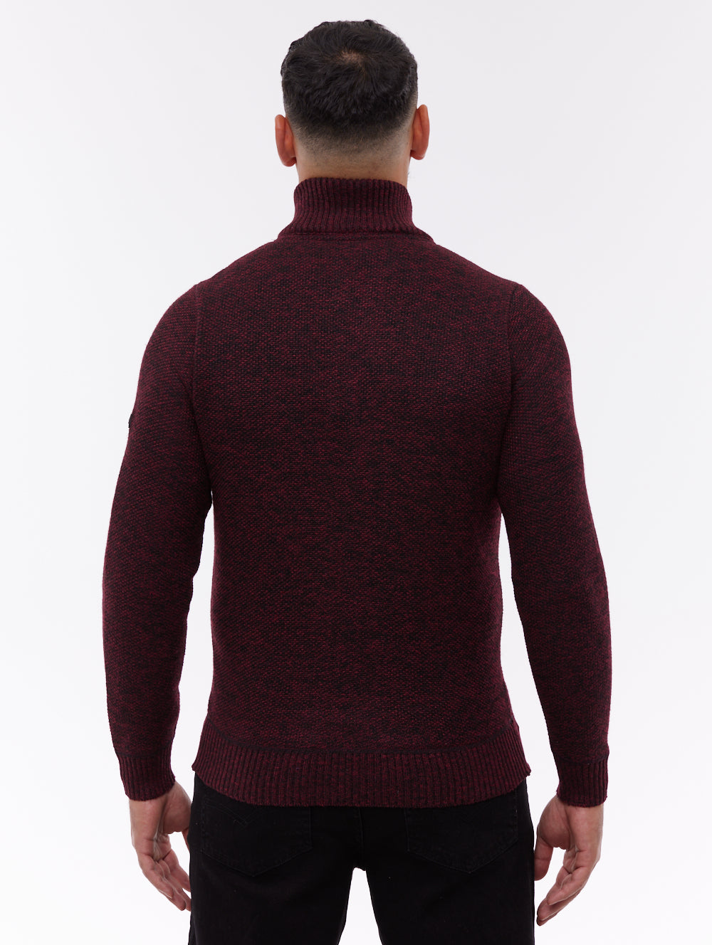 Palacio Quarter-Zip Sweater - Red