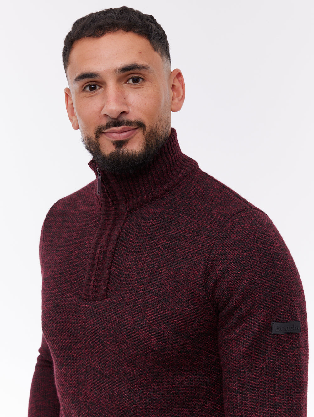 Palacio Quarter-Zip Sweater - Red