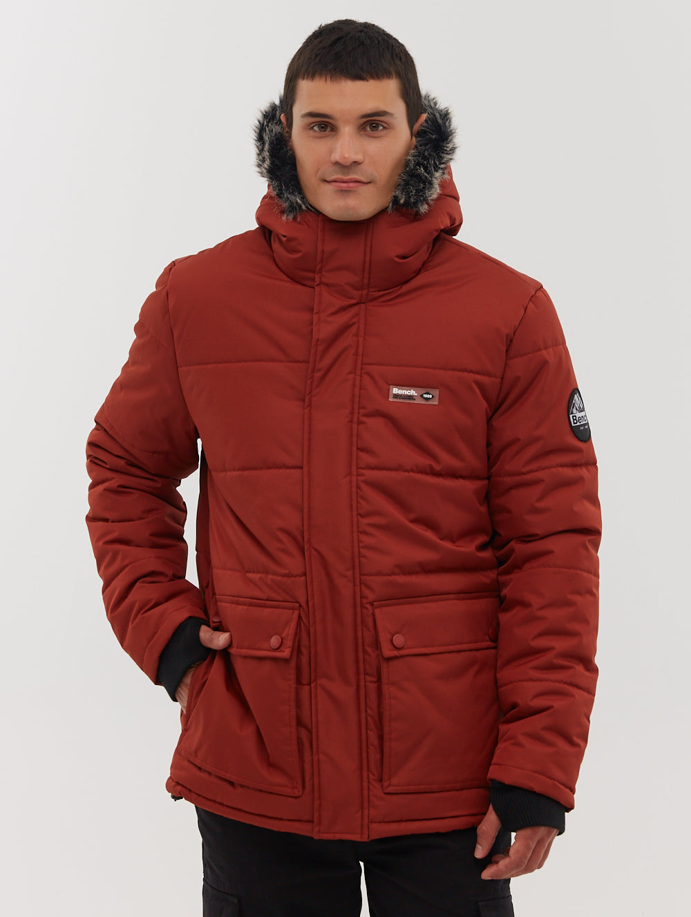 Koufax Puffer Parka - Red