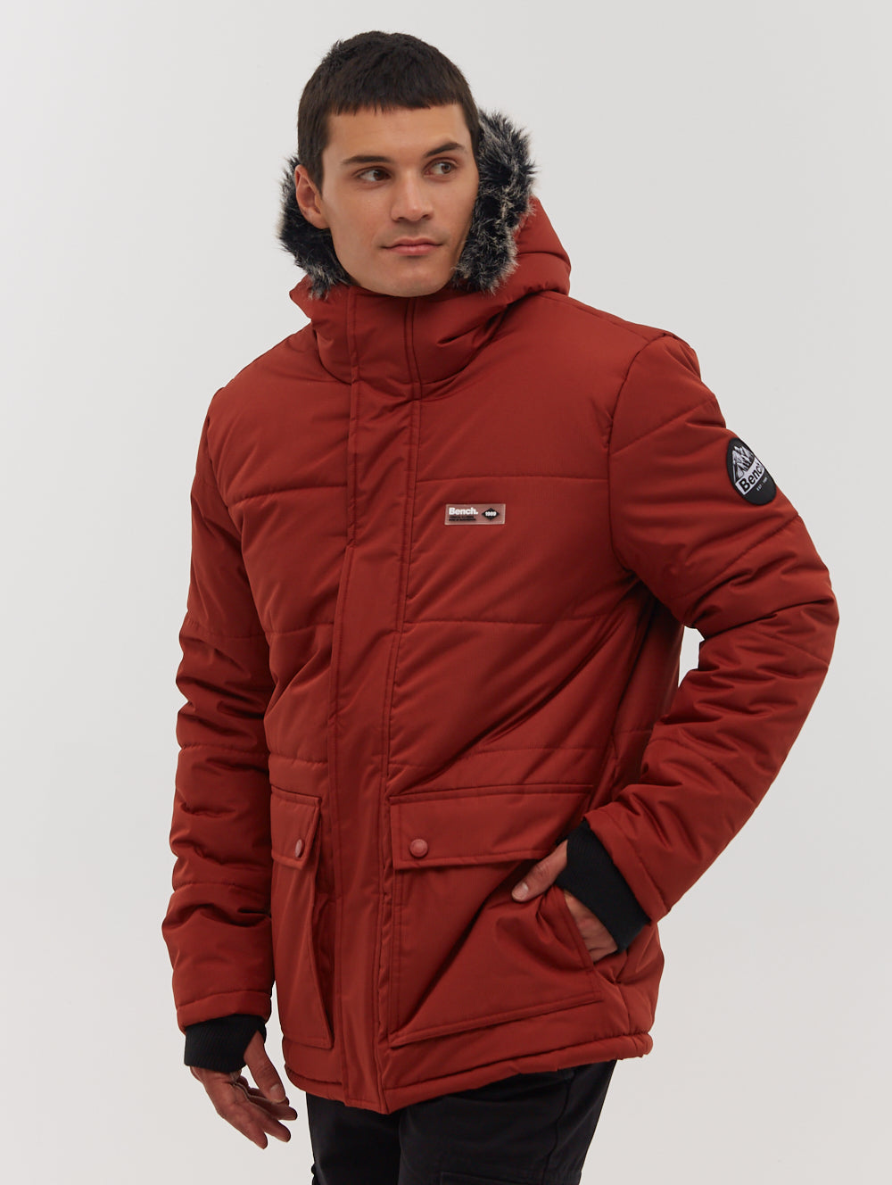 Koufax Puffer Parka - Red