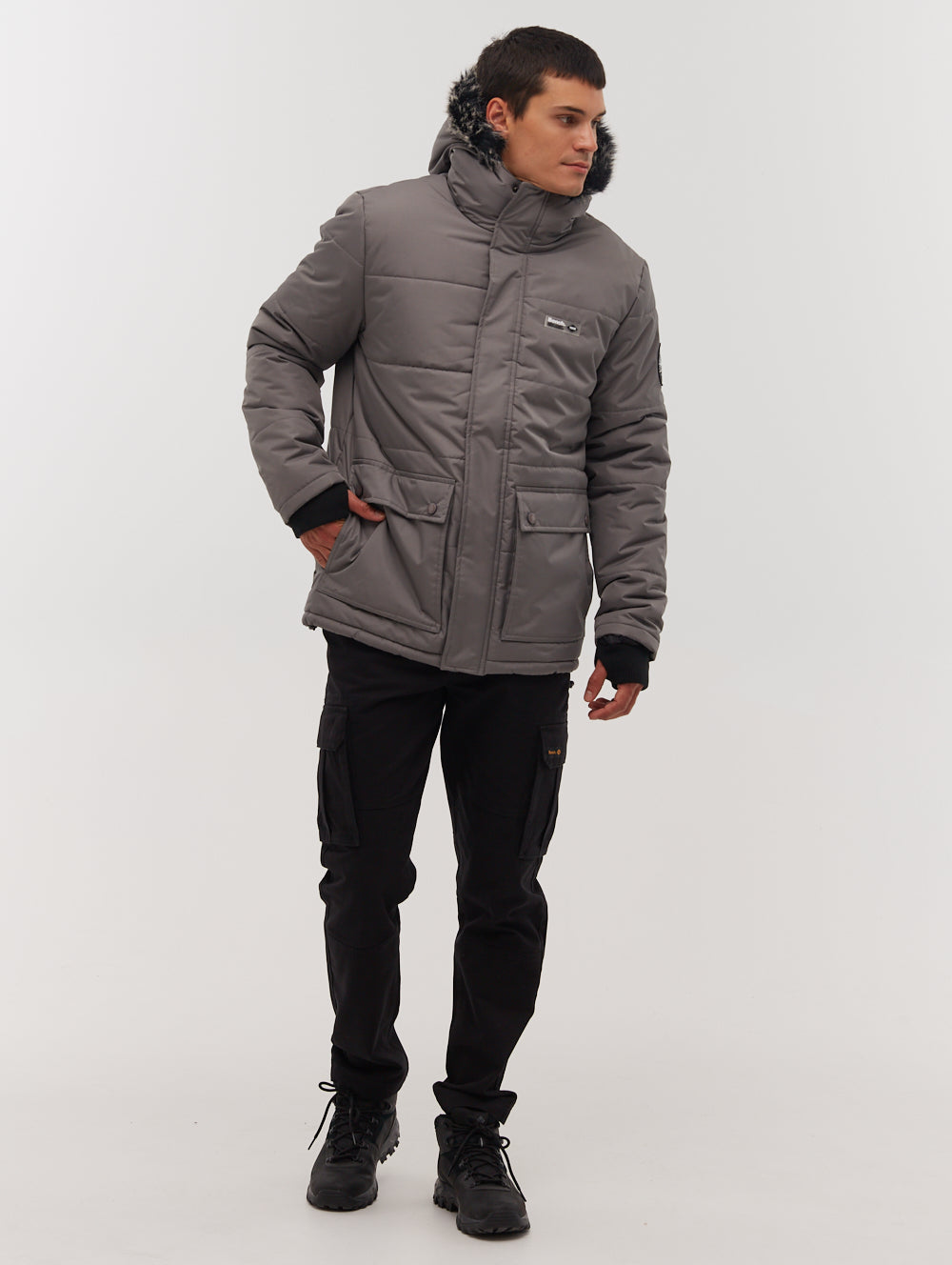 Koufax Puffer Parka - Grey