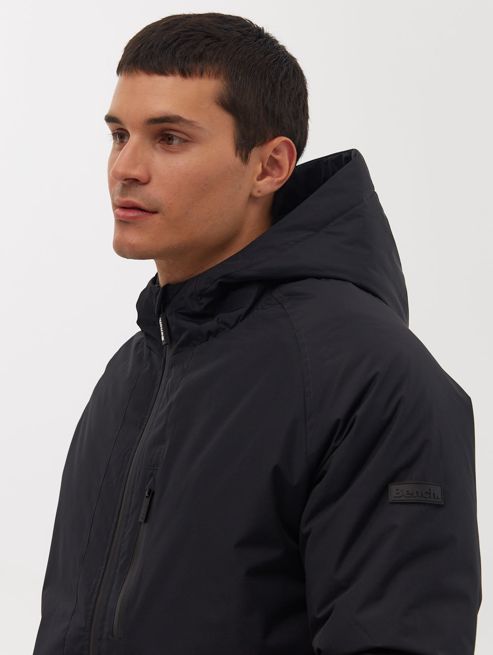 Glynne Hooded Jacket - Black