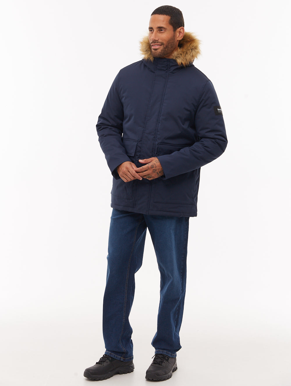 Jarryl Hooded Parka - Blue