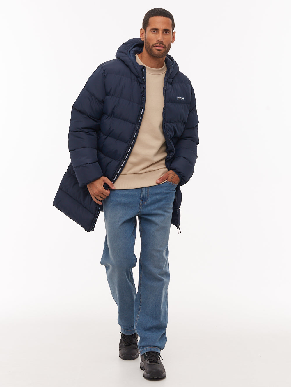 Arviss Hooded Puffer Jacket - Blue