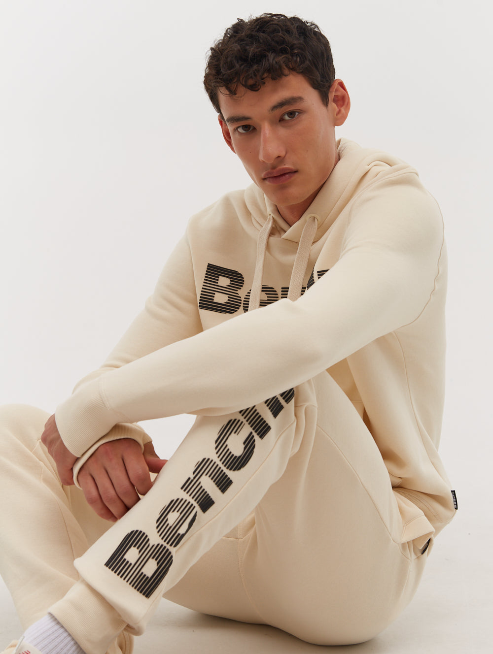 Havili Hoodie Jogger Sweatsuit - White