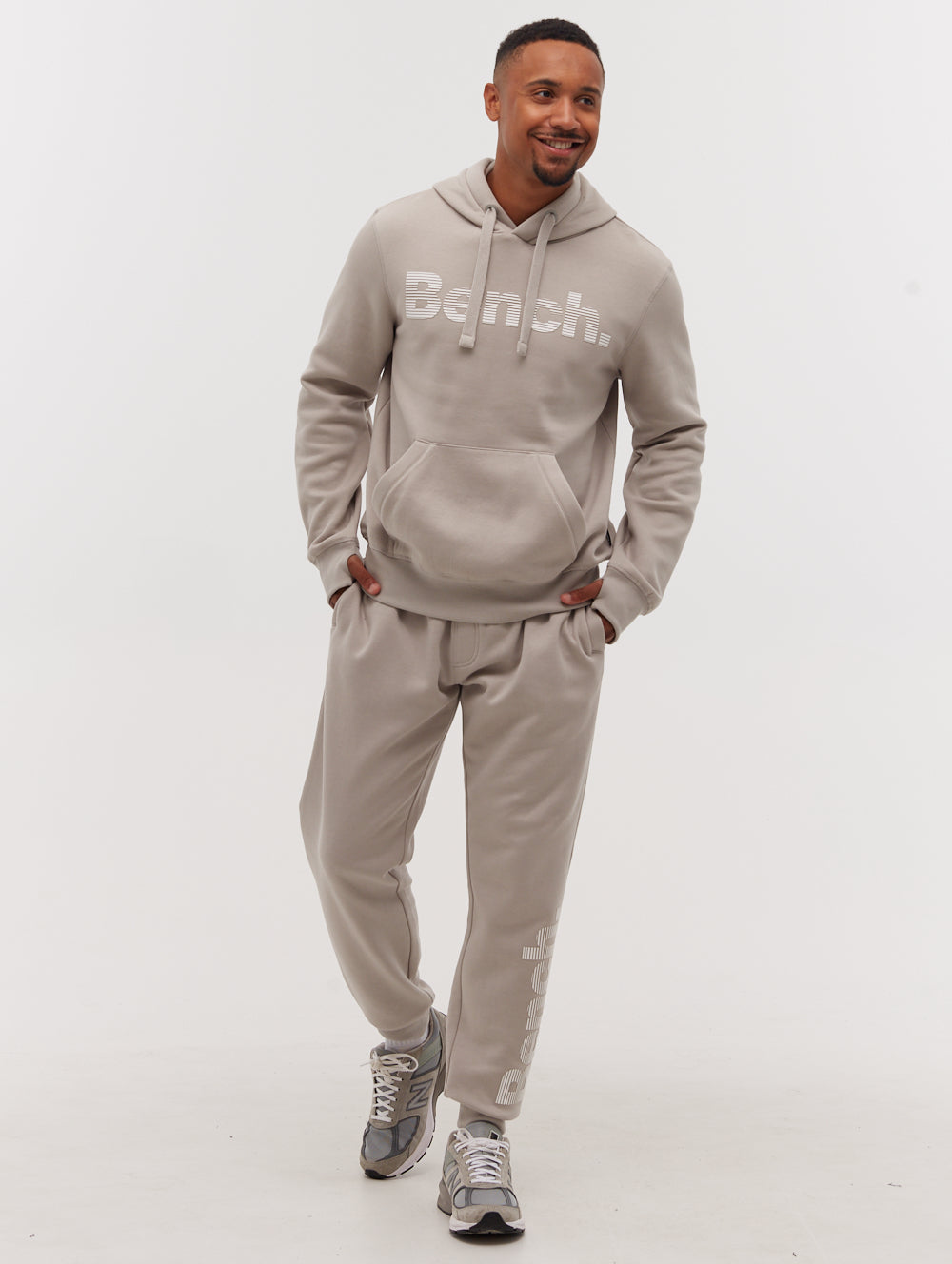 Havili Hoodie Jogger Sweatsuit - Light Grey