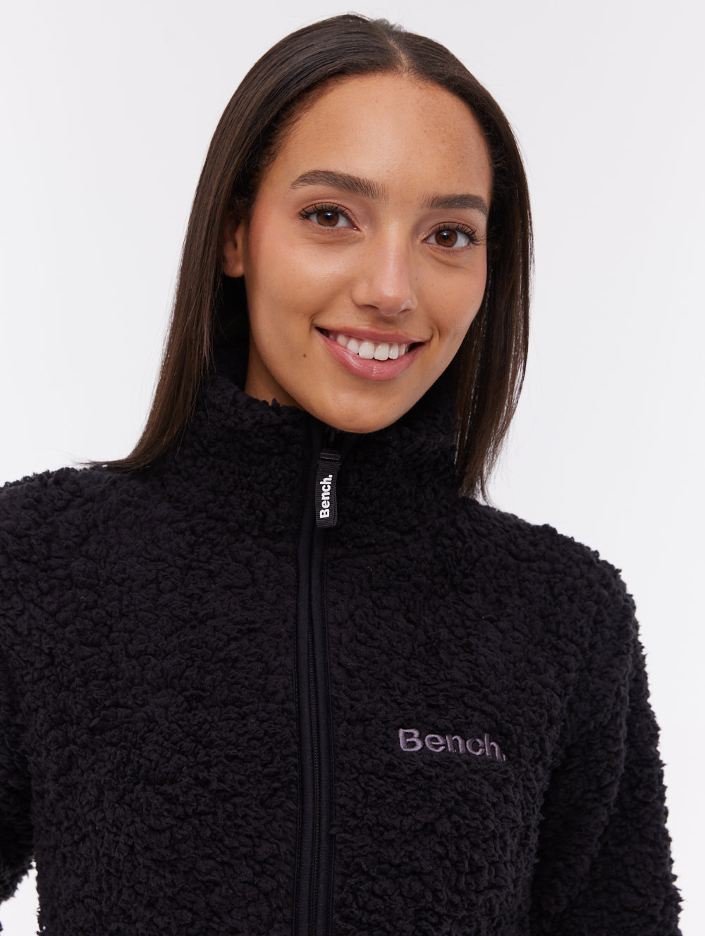 Edition Fleece Funnel Zip-Up - Black