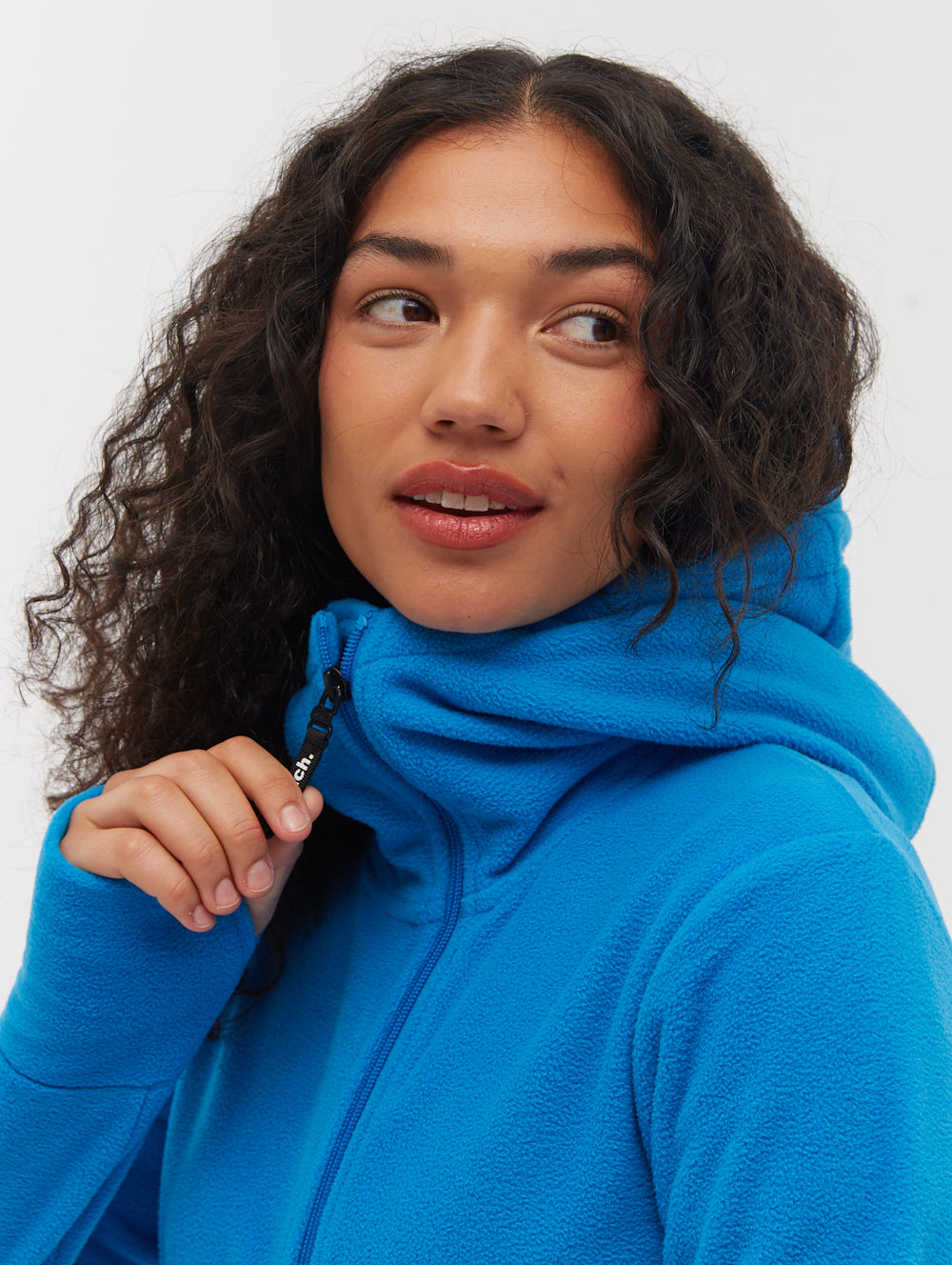 Ninja Microfleece Asymmetric Zip-Up - Blue