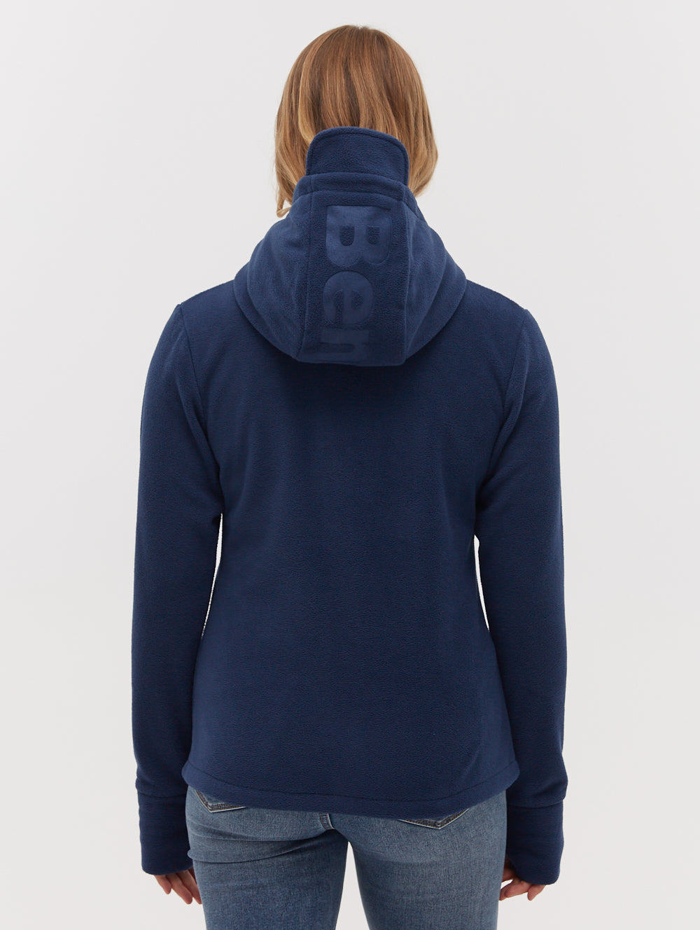 Ninja Microfleece Asymmetric Zip-Up - Dark Blue