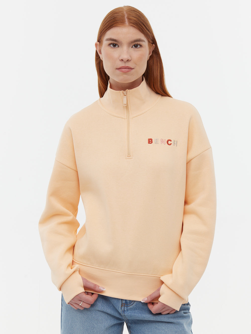 Huntley Quarter Zip Funnel Neck Sweatshirt