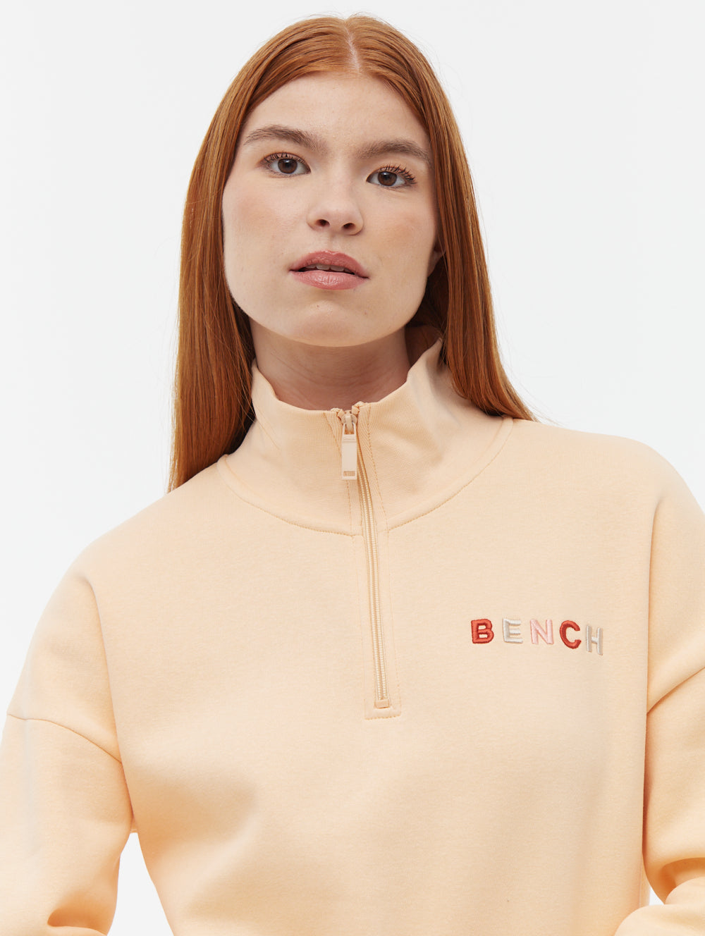 Huntley Quarter Zip Funnel Neck Sweatshirt