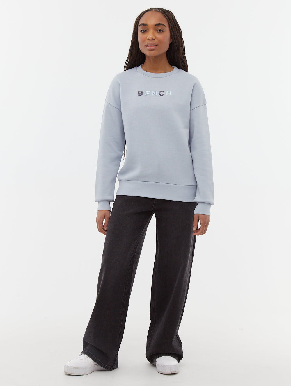 Lilem Block Letter Crew Neck Sweatshirt