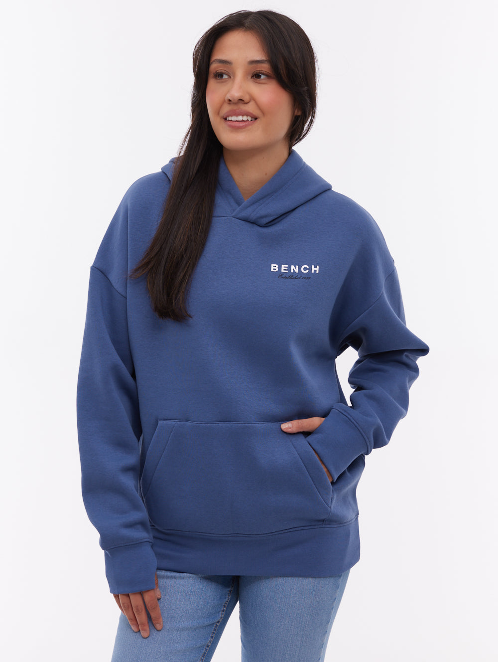 Harmy Back Graphic Hoodie - Blue