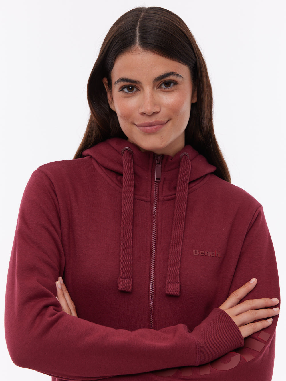 Codie Zip-Up Hoodie - Red