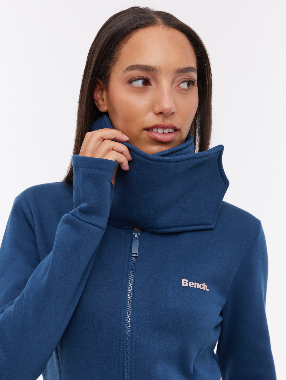 Sheli Blue NY018 Funnel Zips Small Logo Shot 1
