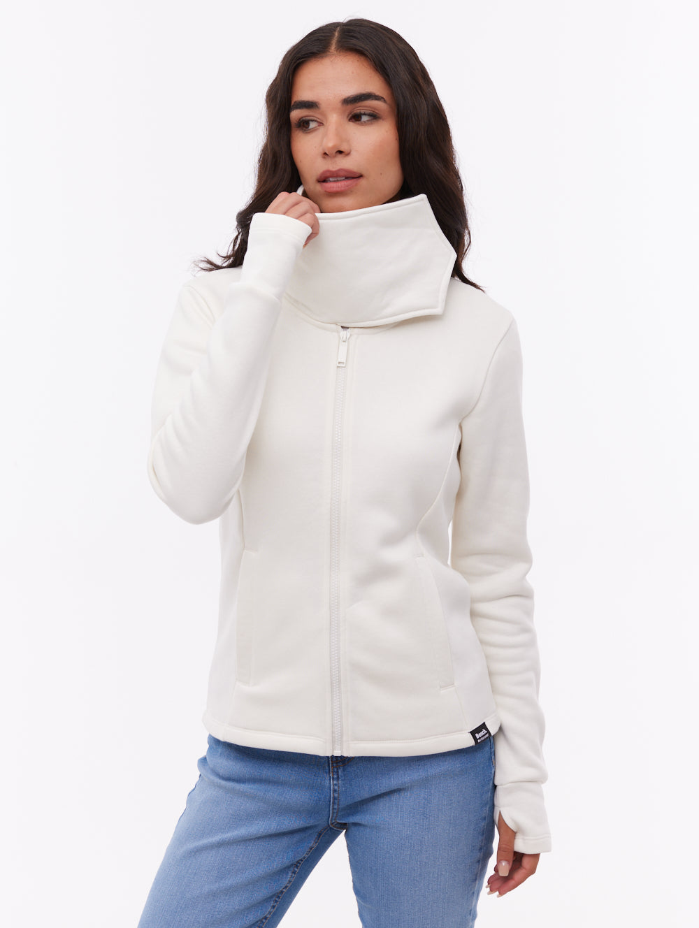Jaya White WH007 Funnel Zips Tab Shot 1