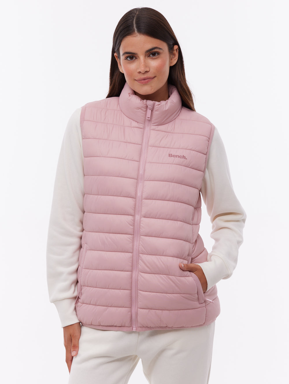 Meridian Puffer Vest - Pink