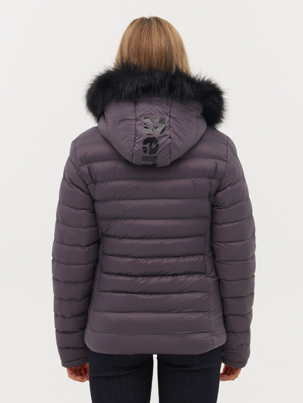 Ludlow Hooded Bomber Jacket - Grey