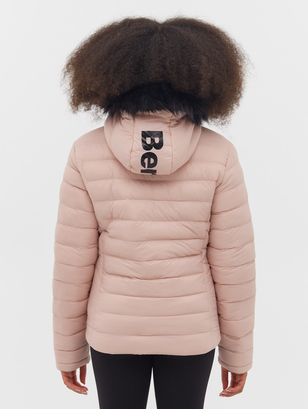 Ludlow Hooded Bomber Jacket - Pink