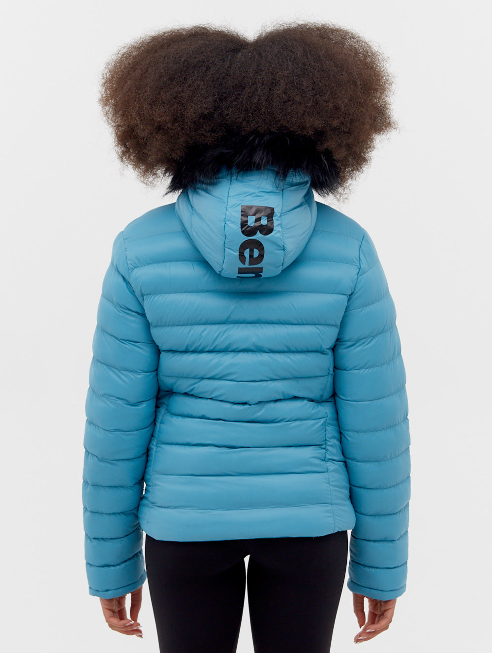 Ludlow Hooded Bomber Jacket - Blue
