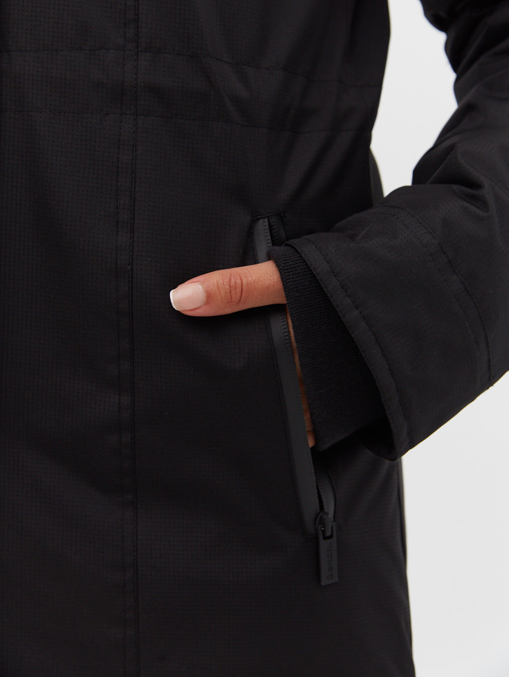 Skylar Hooded Parka - Black