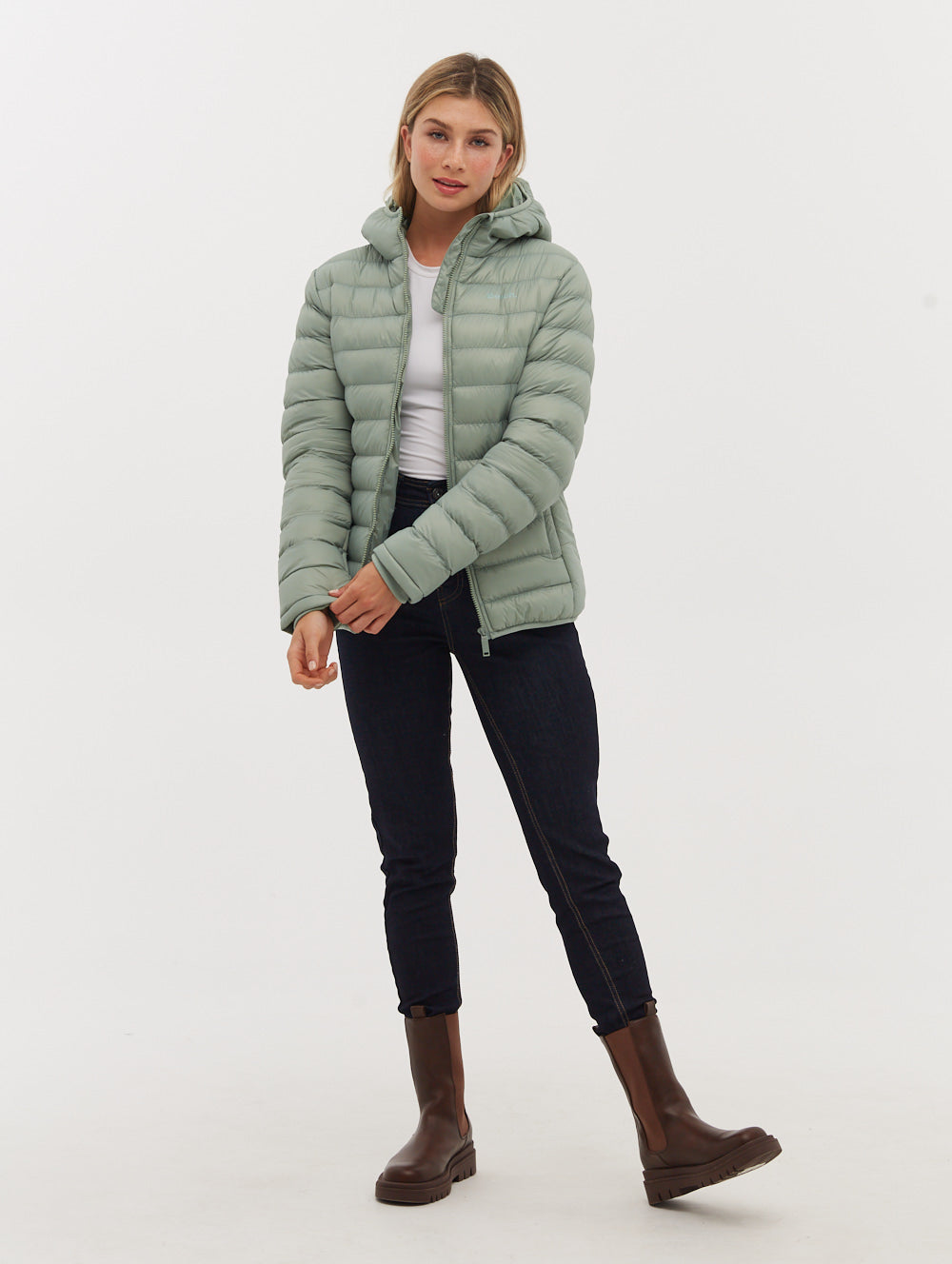 Kara Insulated Puffer Jacket - Green