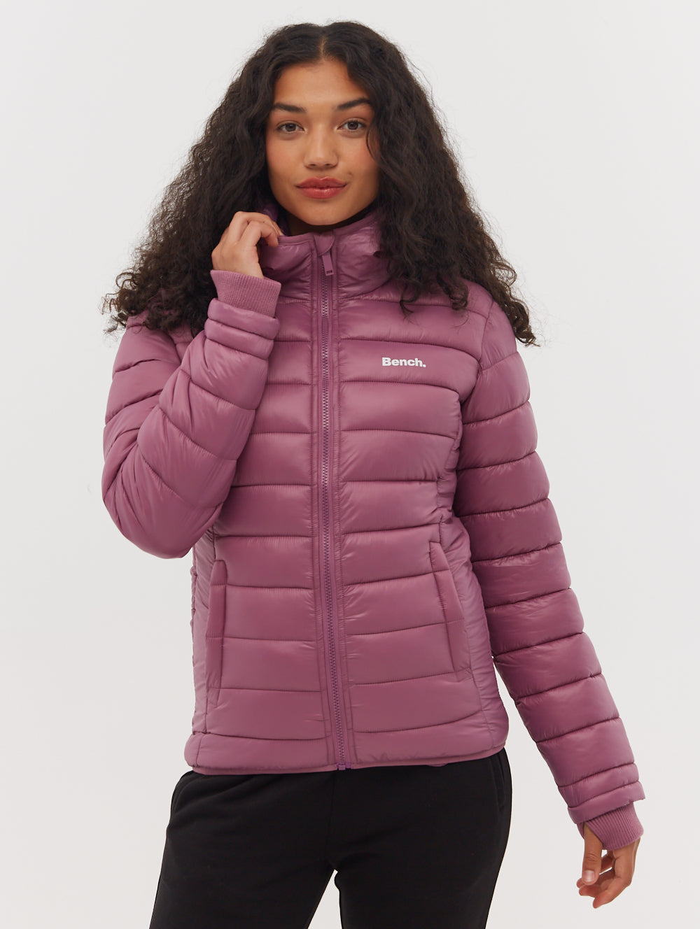 Kara Insulated Puffer Jacket - Purple