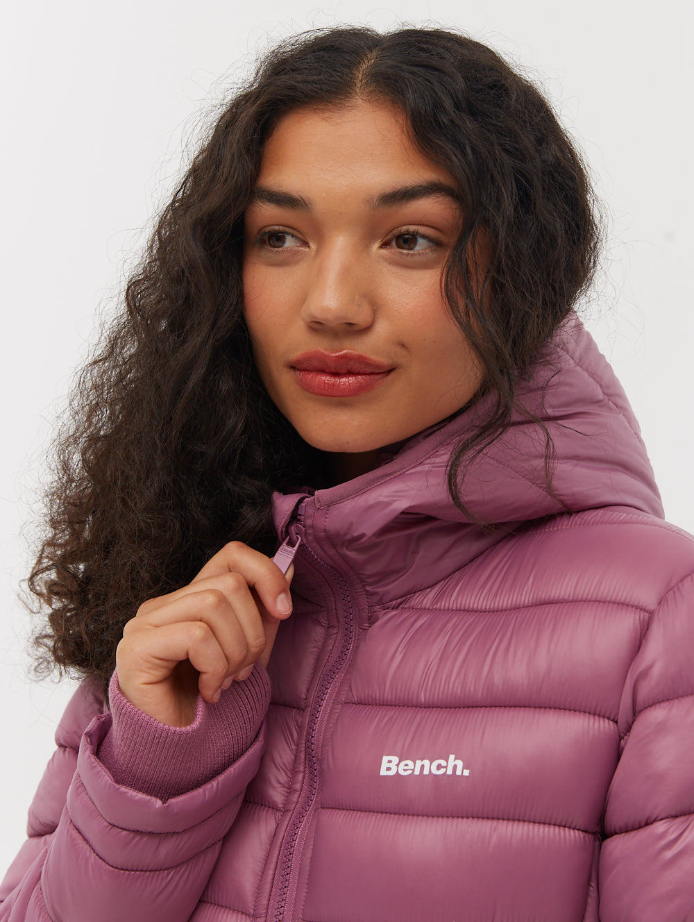 Kara Insulated Puffer Jacket - Purple
