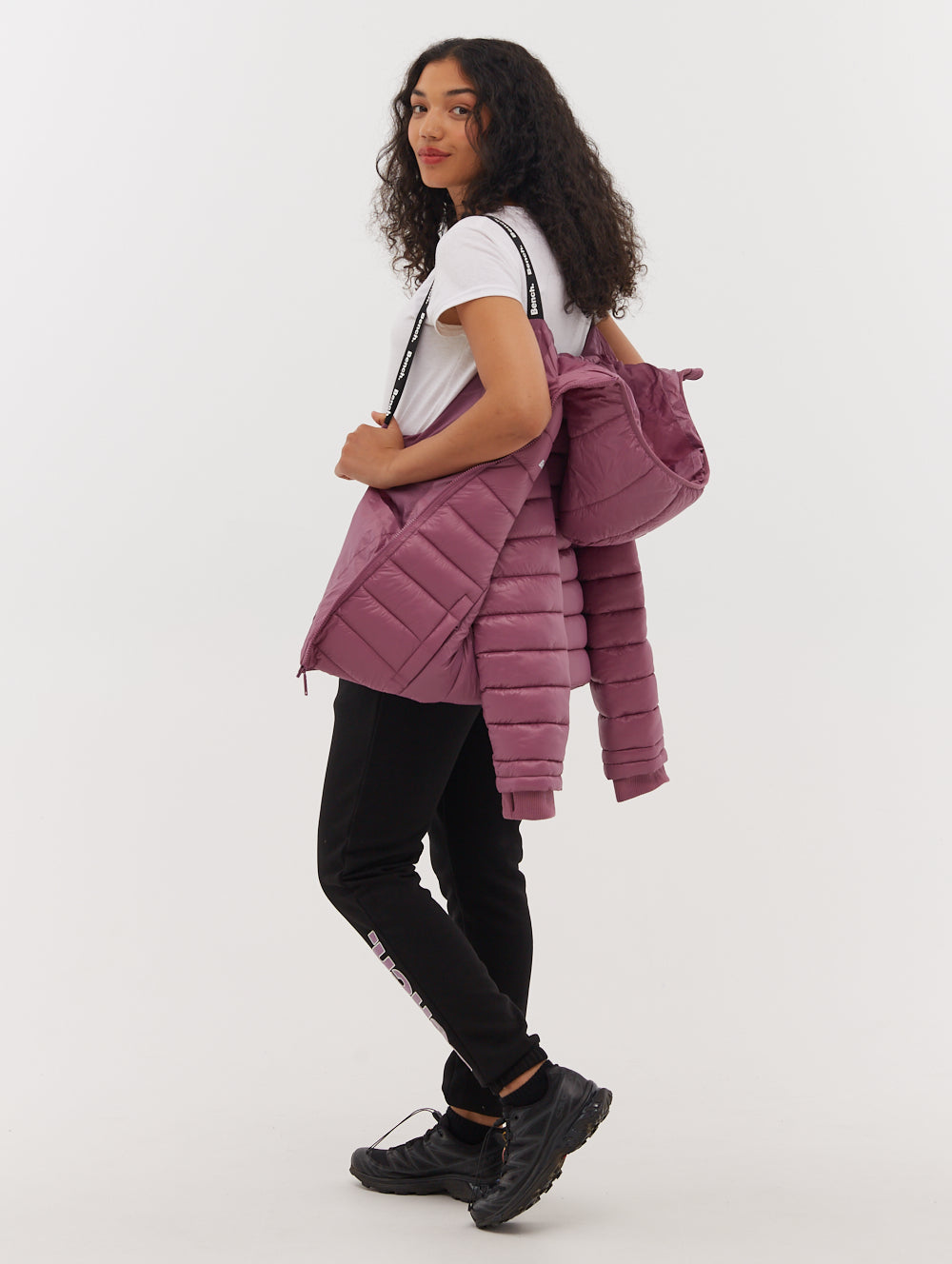 Kara Insulated Puffer Jacket - Purple