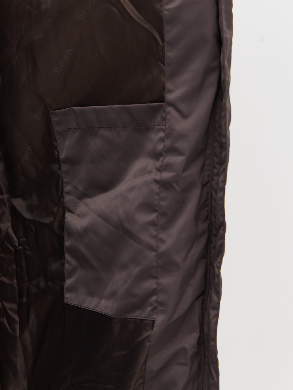 Eloraina Chevron Puffer Parka- Grey