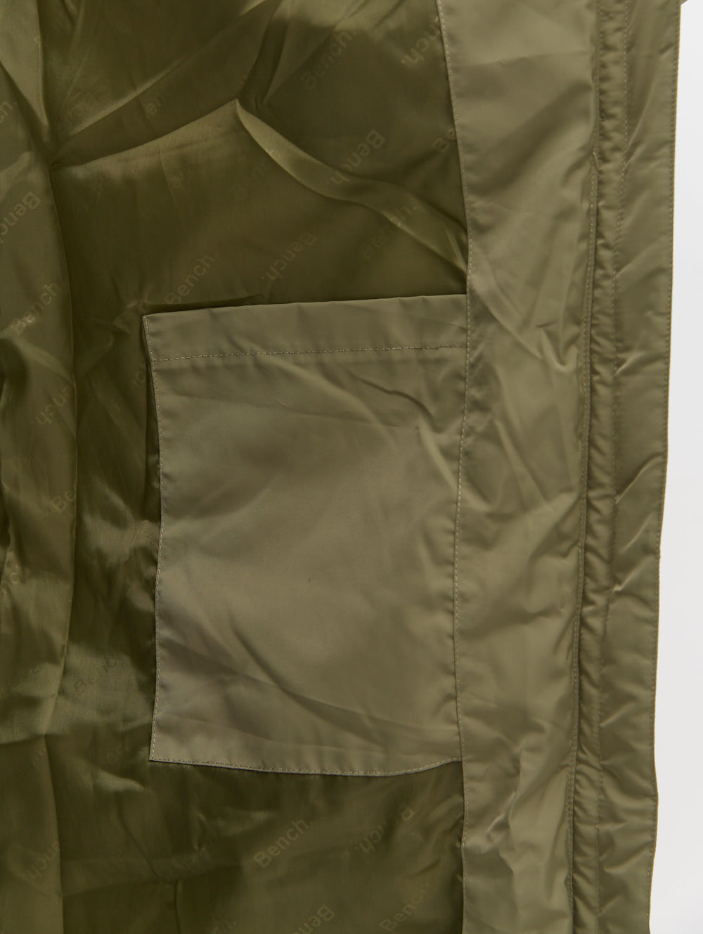 Eloraina Chevron Puffer Parka - Green