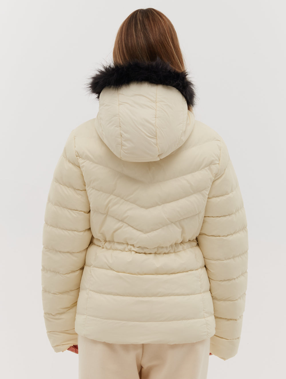 Inken Hooded Puffer Jacket - White
