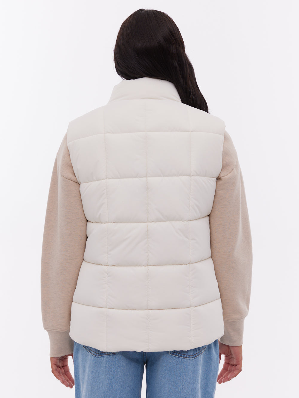 Kacie Puffer Vest - White