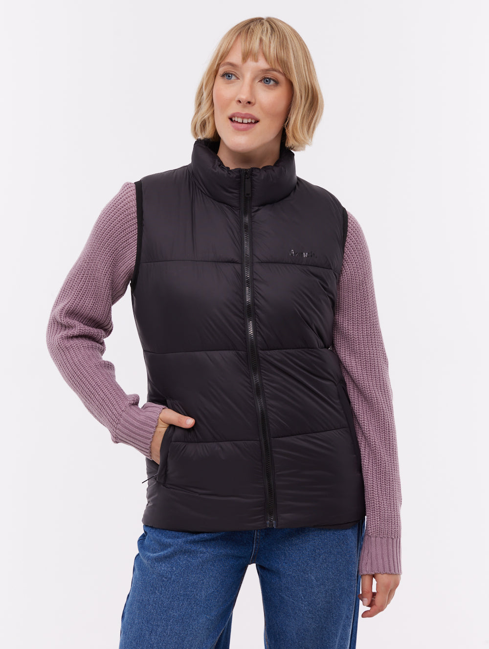 Matina Puffer Vest - Black