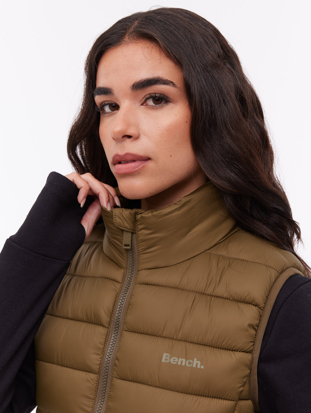 Meridian Maxi Puffer Vest - Green