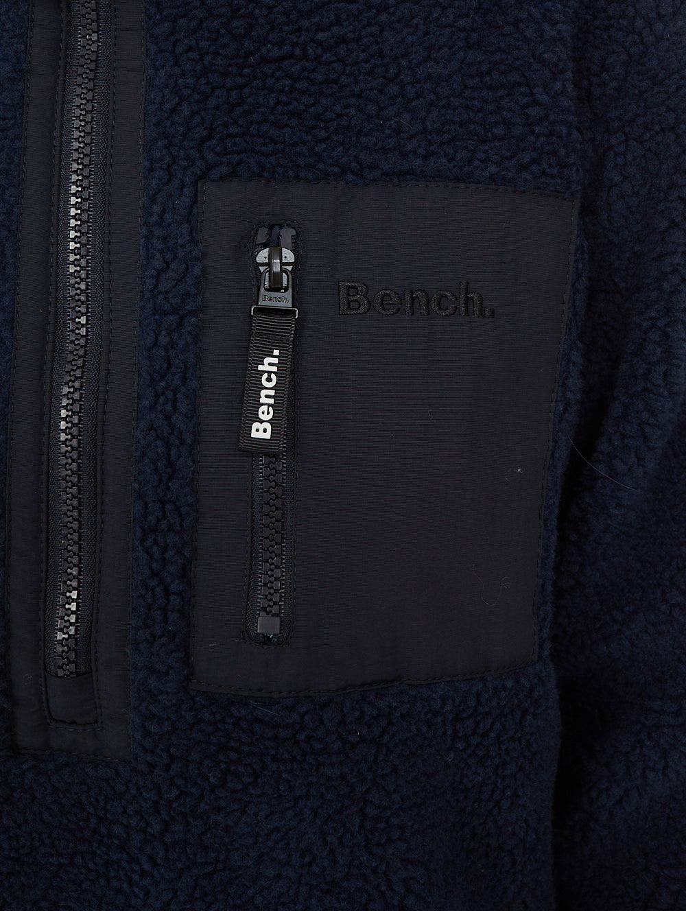 Briella Fleece Funnel Neck - Blue