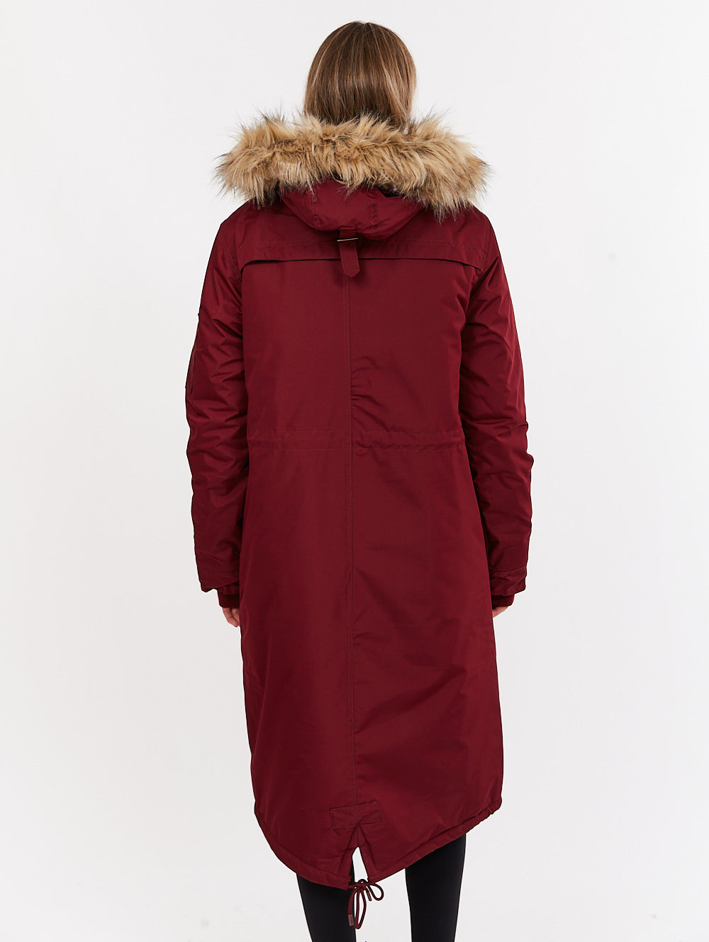 Skylar Hooded Parka - Red