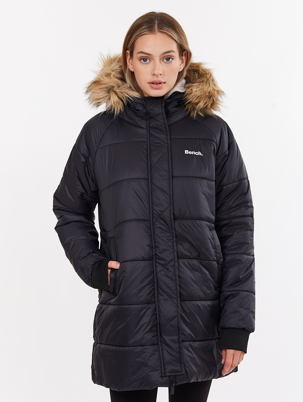 Ariele Hooded Parka - Black