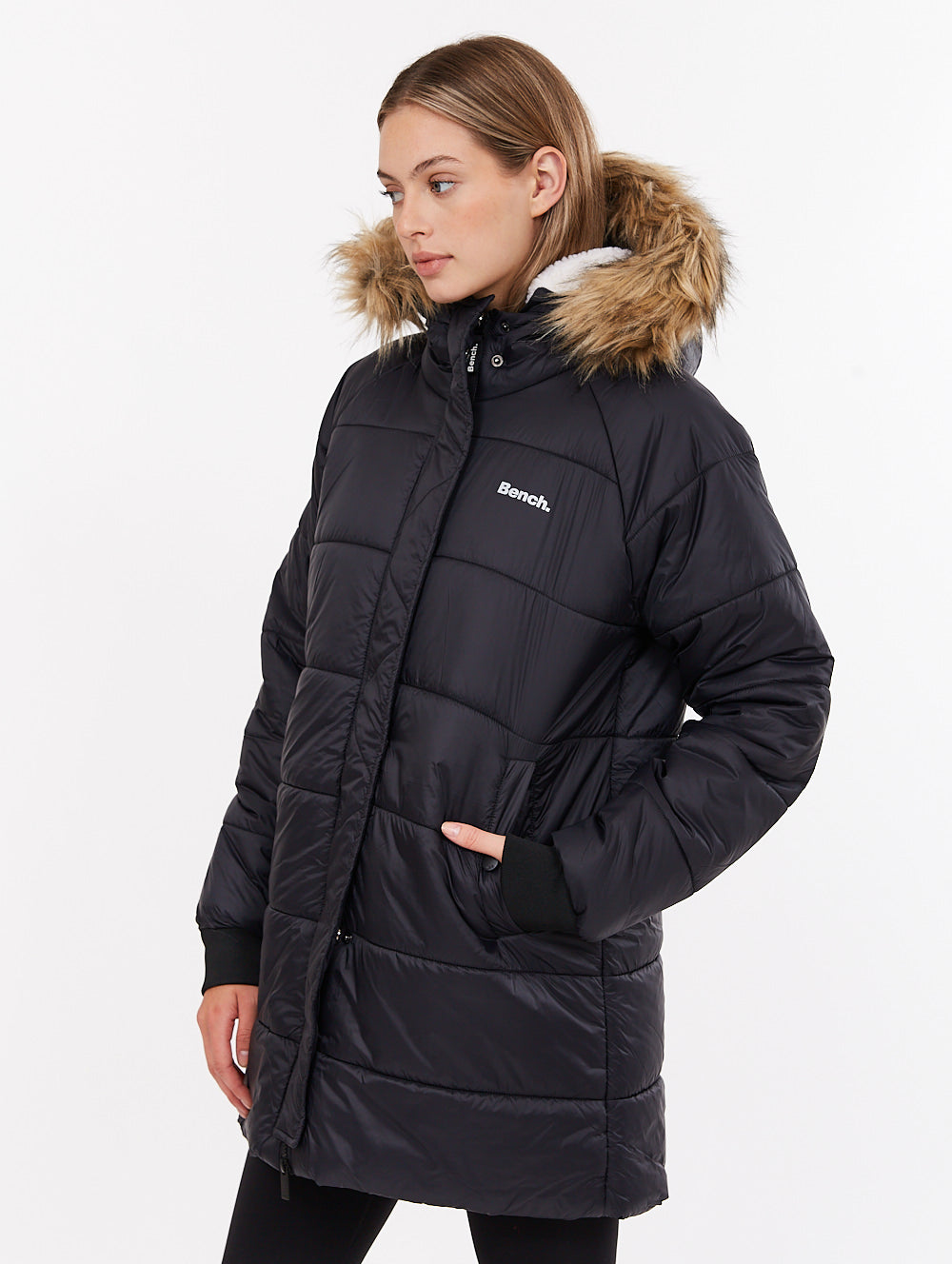 Ariele Hooded Parka - Black