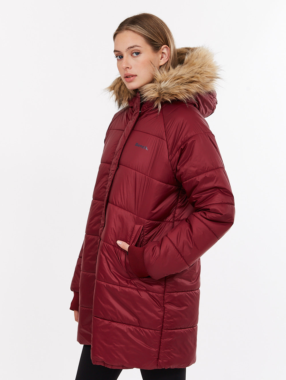 Ariele Hooded Parka - Red