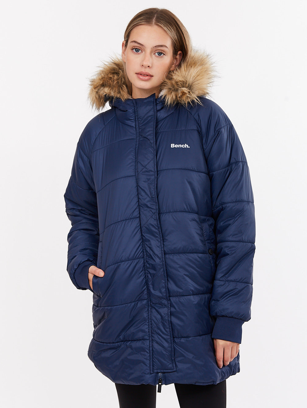 Ariele Hooded Parka - Blue