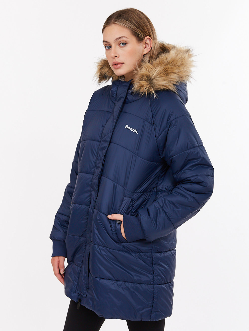 Ariele Hooded Parka - Blue