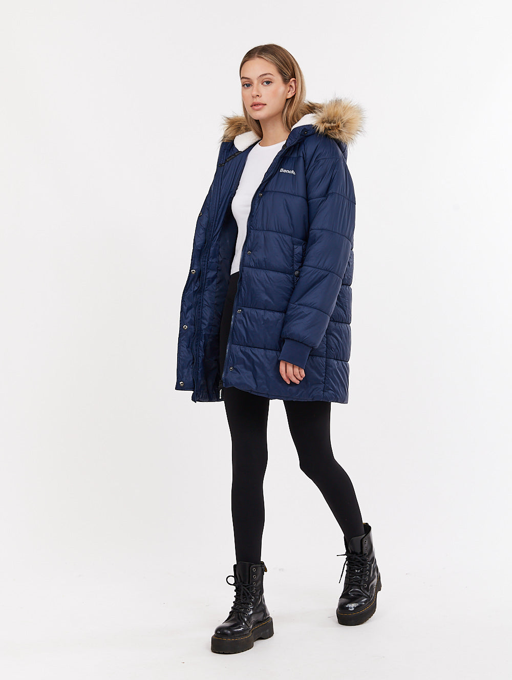 Ariele Hooded Parka - Blue