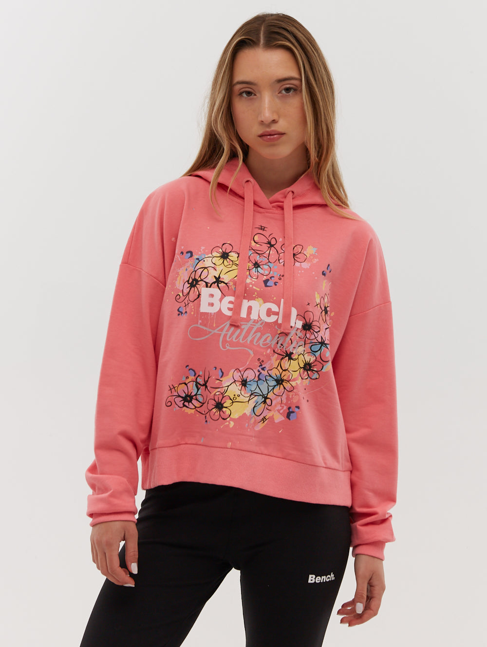 Florence French Terry Cropped Pullover Hoodie